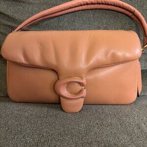 COACH LETTER C PILLOW TABBY 26 SHOULDER BAG IN LIGHT CORAL CO772 without…